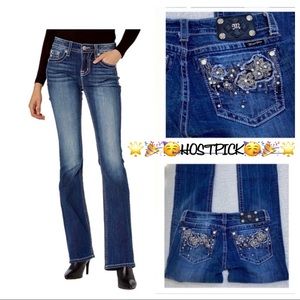 🎉HP🎊 29/33 Miss Me #JP5497B Boot Cut 🌸 & Bling Jeans